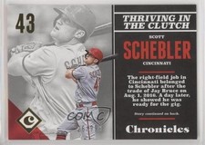 2017 Panini Chronicles Gold 326/999 Scott Schebler #27 0l2
