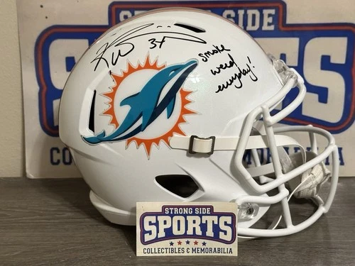 Ricky Williams Miami Dolphins Autographed Football Helmet full-size Rep