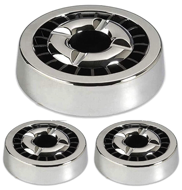 3x Aschenbecher Gluttöter Wind Balkon Bistro Rund Glut Killer Ascher Löscher Set