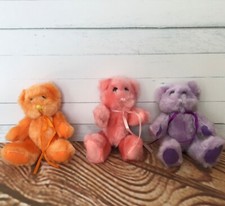 Mini Plush Teddy Bears set of 6
