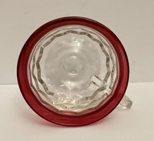VTG 14 PC INDIANA GLASS WHITEHALL COLONY RUBY FLASHED PUNCH BOWL SET NOS EX COND - Picture 9 of 24