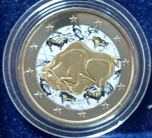 SPANIEN 2 EURO 2015 Farbmünze
