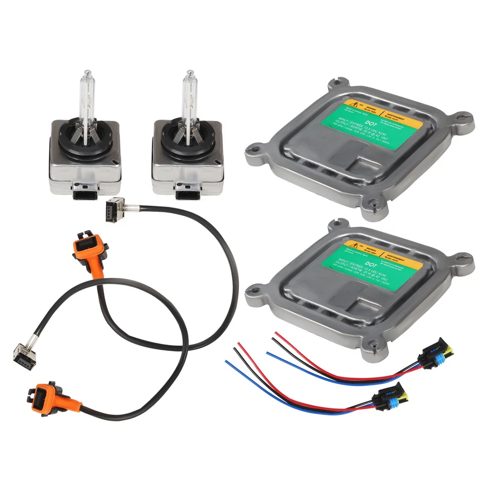 2pcs For 09-19 Ford Flex Xenon Ballast HID D3S Bulb Wire Kit Control Unit Module - Image 3 of 4