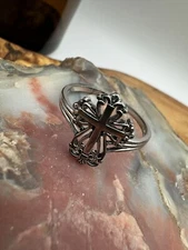 Cross Ring Men’s Size 13 Sterling Silver 3.72g