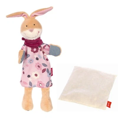 Sigikid Schnuffeltuch Handpuppe Rosalie Rose 39272 plus Kirschkernkissen Neu