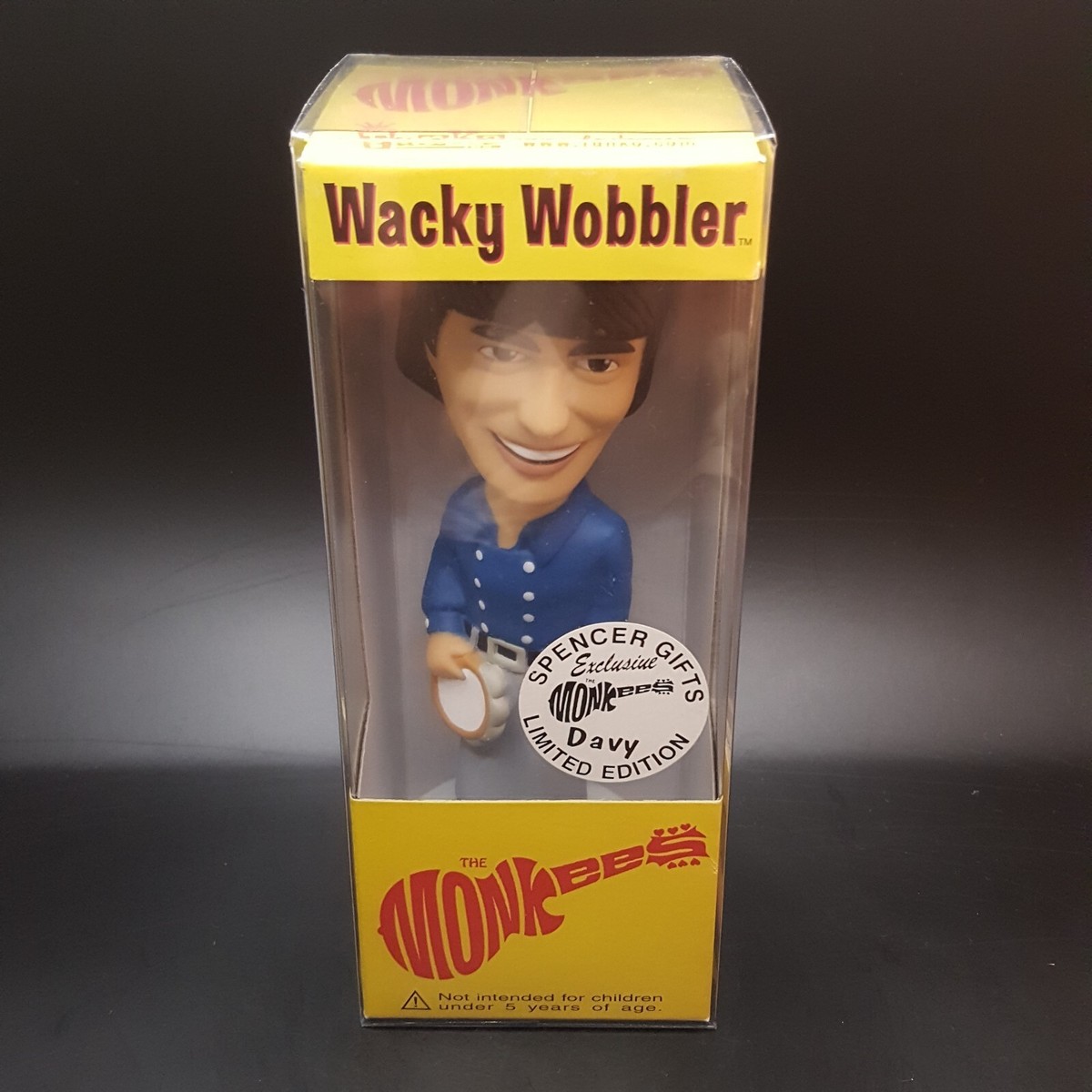FUNKO THE MONKEES DAVY JONES LIMITED ED EXCLUSIVE WACKY WOBBBLER
