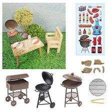 Grill 6-8cm, Miniatur Deko Grillen Garten-Par...