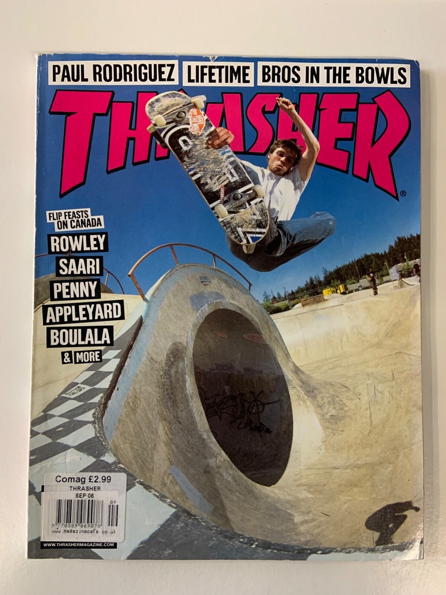 THRASHER SKATEBOARDING MAGAZINE SEPTEMBER 2006 COVER KEEGAN