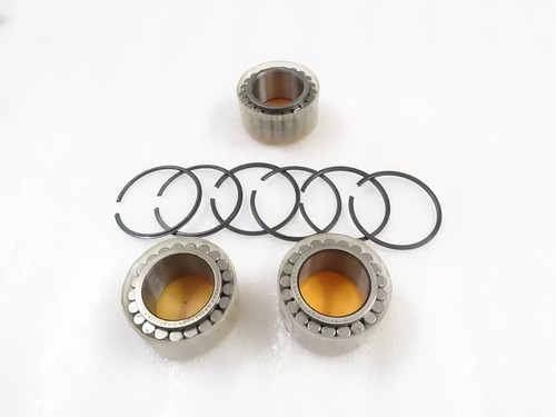FOR JCB BACKHOE HUB ROLLER BEARING W CIRCLIPS 3 SET (907/50200 821/00209) #A177 - Picture 4 of 5