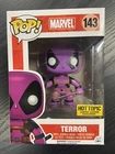 DEADPOOL Terror Funko Pop #143 **Authentic** Vaulted Hot Topic MARVEL Chase 2016