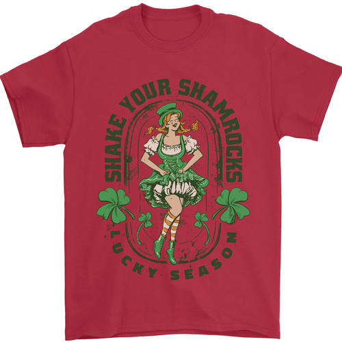 T-shirt uomo per san patrizio in 100% cotone stile casual_voghion.com