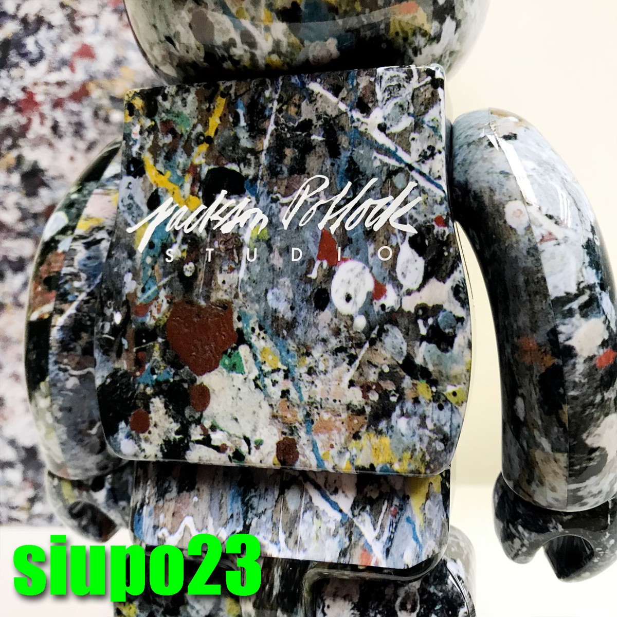 MEDICOM TOY - BE@RBRICK Jackson Pollock CHROME 1000％ BE@RBRICK jackson pollock studio CHROME Ver 1000% Bearbrick