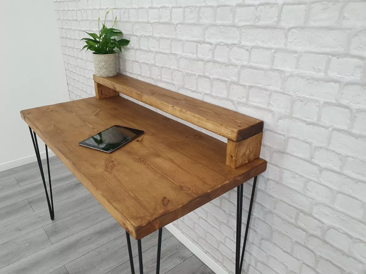 Black hairpin leg desk deals