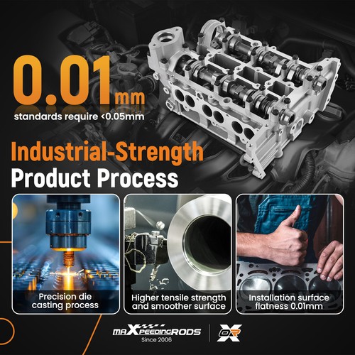 Complete Cylinder Head Assembly for Ford Focus 1.0 M1DA M1DC M1DD 2012-2020 - Picture 5 of 17