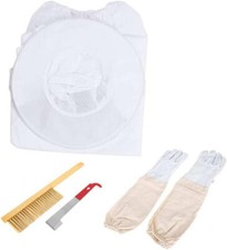 Imkerei Anzug Bienenzucht Beekeeper Schutzanzug Imkerjacke mit Hut Schleier Weiß