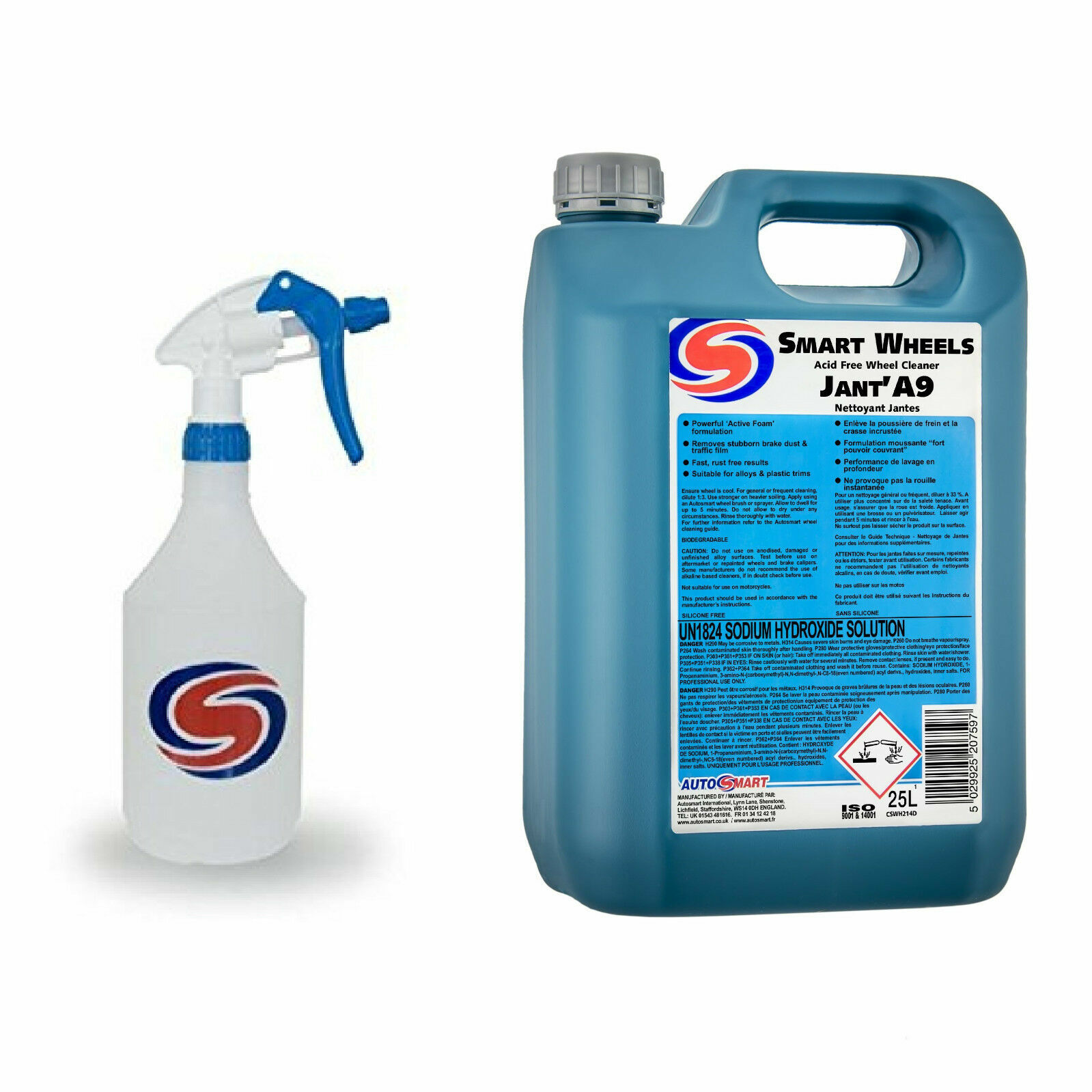5L AUTOSMART PROFESSIONAL SMART WHEELS Acid Free Alloy Wheel Cleaner