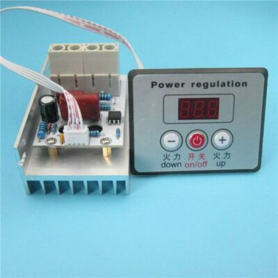 AC 220V 10000W Voltage Regulator Speed Controller SCR Dimmer Thermostat