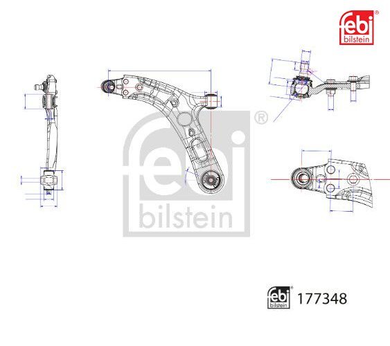 Lenker, RadaufhäNgung Febi Bilstein 177348 FüR Hyundai I30-image