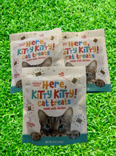 NEW Trader Joes Here, Kitty Kitty Cat Kitten Treats Best 5 oz 01/2026- 3 Bags