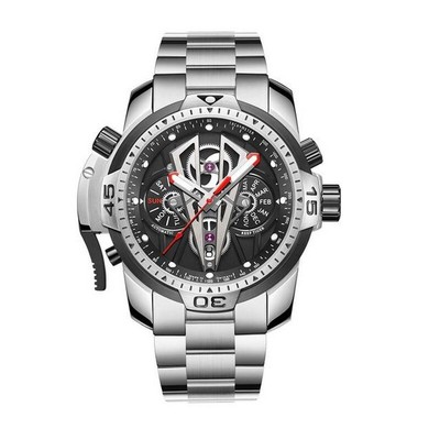 Reef Tiger Mens Luxury Watches Automatic Mechanical Wristwatch 10Bar Luminous
