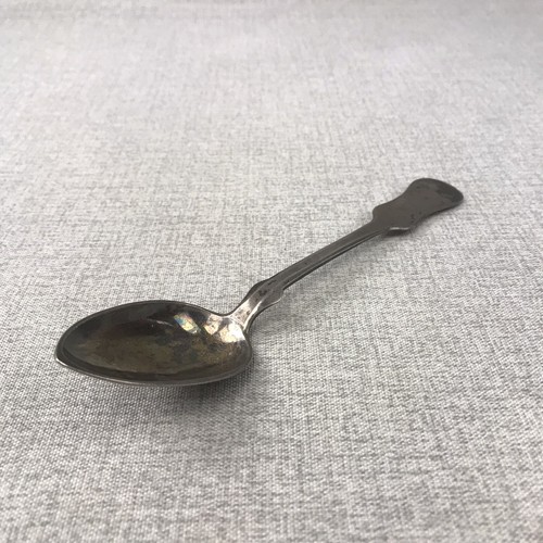 Cuchara cucharadita de plata AUSTRIAN Empire 800 con extremo de violín - Imagen 4 de 9