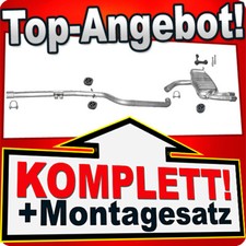 Auspuff für AUDI A3 Sportback 1.9 TDI 5-Türen 2004-2008 Auspuffanlage