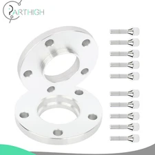 For BMW E36 E46 E90 E91 E60 5x120 Hubcentric Wheel Spacers (2) 15mm Thick 12x1.5