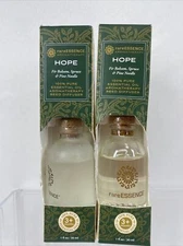 (2) HOPE Rare Essence Essential Oil Spa Diffuser Fir Balsam Pine NO REED 1oz