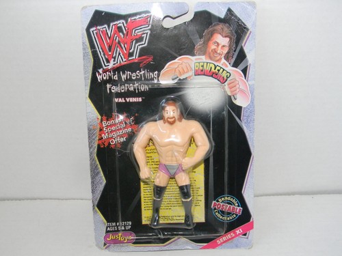 NIP Vintage 1999 WWF Bend-Ems Val Venis Bendable A...
