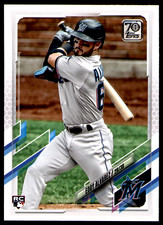 2021 Topps Series 1 Eddy Alvarez RC #326 Miami Marlins