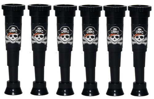 10 mini telescopi pirata bambini - bomboniere festa / accessorio abito elegante X74 - Foto 2 di 2
