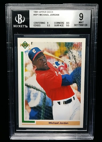 1991 Upper Deck #SP1 Michael Jordan BGS 9 subgrades (9/8.5/9.5/9.5) Just Back!