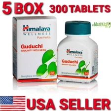 Guduchi Himalaya USA 5 Box 300 Tablets Liver HEALTH IMMUNITY Care
