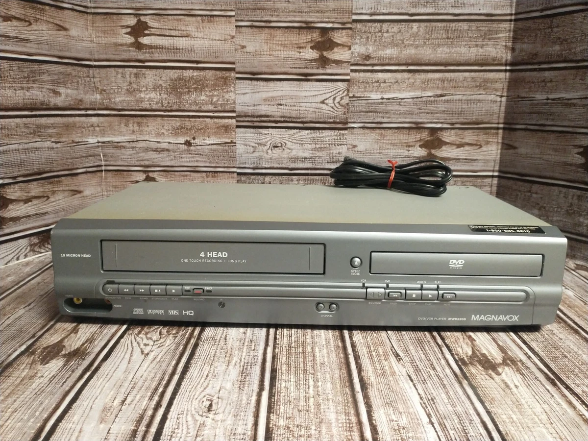 Magnavox DVD/VCR Combo Player 4HEAD HIFI VHS Model MWD2205 With