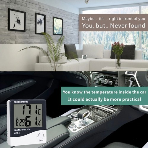 Digital Indoor Thermometer Hygrometer HTC1 Room Temp Humidity Meter