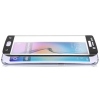 ^ 3D Curved Schutzfolie Echt Glas 9H Full Screen Samsung Galaxy J6 Plus Schwarz
