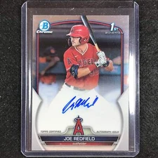 2023 Bowman Draft MLB JOE REDFIELD 1st Bowman Chrome Prospect Auto #JRE