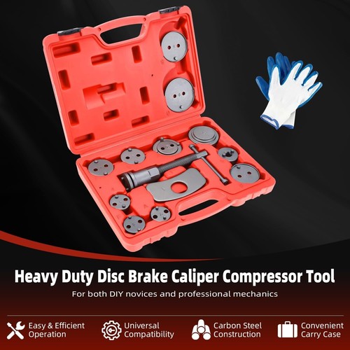 13Pc Universal Disc Brake Caliper Wind Back Tool Kit Piston Pad Compressor Tool - Bild 4 von 9