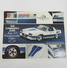 1982 Indianapolis 500 Event Pace Car Promotional Handout Camaro Z28 Chevrolet