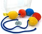 Steiff Pram Toy Bell Balls Archive Sample 1981 ID Tags 30cm 12in Box Velour Vtg
