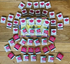 25 Swisher Sweets & 25 King Edward Cigars Unstruck Matchbooks NOS & 1 Cigar Box