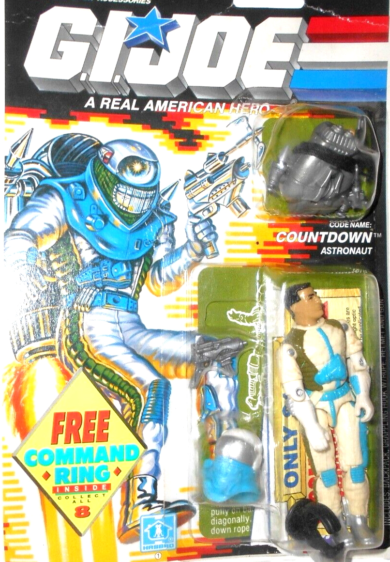 GI JOE vintage 1989 COUNTDOWN v1 NEW sealed gijoe g i astronaut