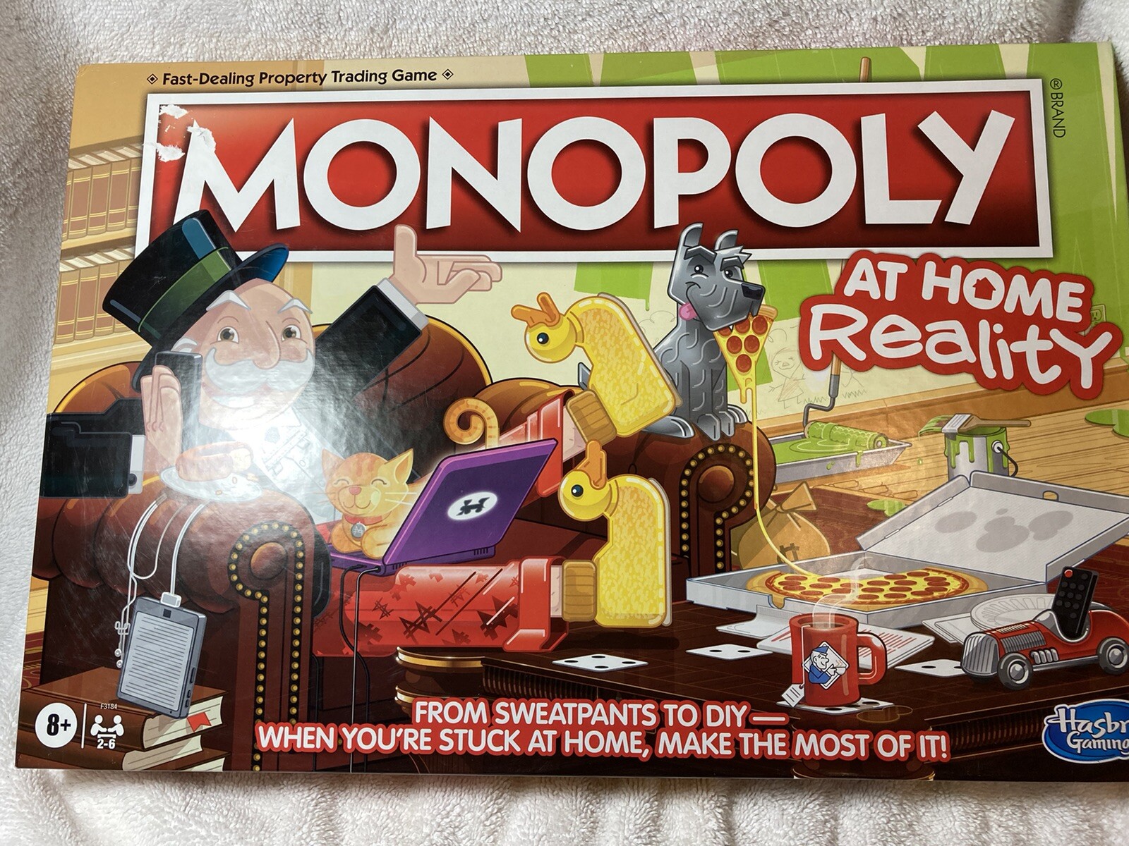 Monopoly At Home Reality Board Game New From Hasbro gaming￼ 2-6 Players  Sealed | eBay