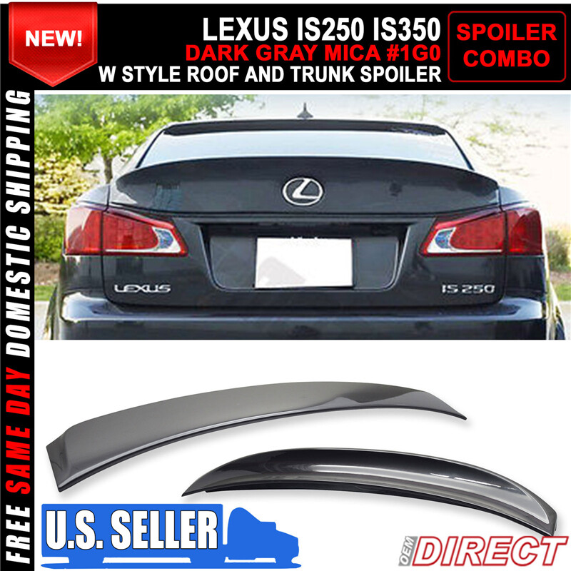 Fits 06-13 Lexus IS250 IS350 Sedan WD Style Trunk Spoiler Painted