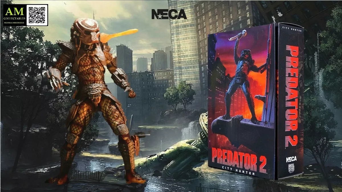 Neca Predator 2 Ultimate City Hunter Figurine New Orig. Packaging