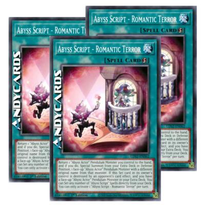 3x ABYSS SCRIPT - ROMANTIC TERROR (Romantischer Terror)   Common   LDS2 EN062