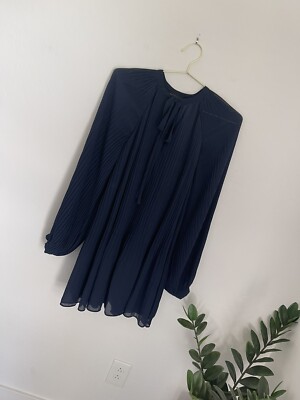 ENDLESS ROSE Pleated Long Sleeve Dress Size XS | eBay