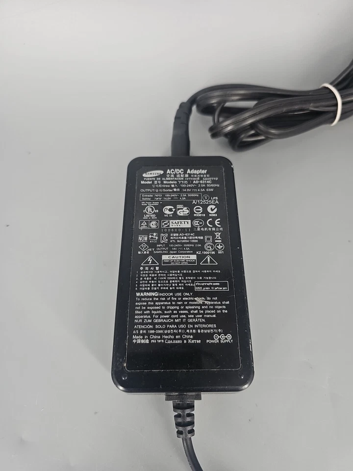 AC Adapter For Samsung AD-6314T AD-6314C AD-6314N LCD Power Supply Original - Image 2 of 4