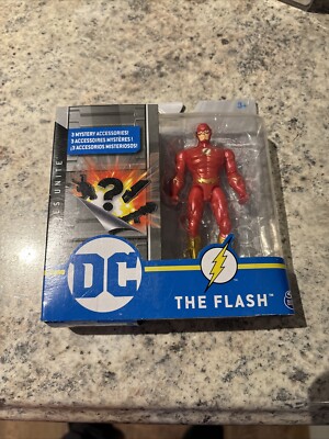 DC Spin Master Heroes Unite The Flash Rare 4'' Action Figure New