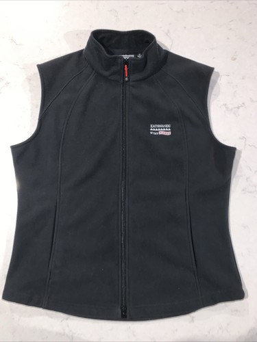 Kathmandu Vest Womens 14 Black Purple Wind Fleece Polartec Jacket Zip Hiking
